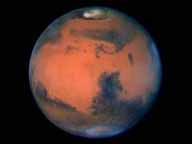 Planet Mars as seen by the Hubble Space Telescope. NASA/NSSDC