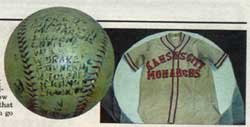 Negro League Ball and Jersey